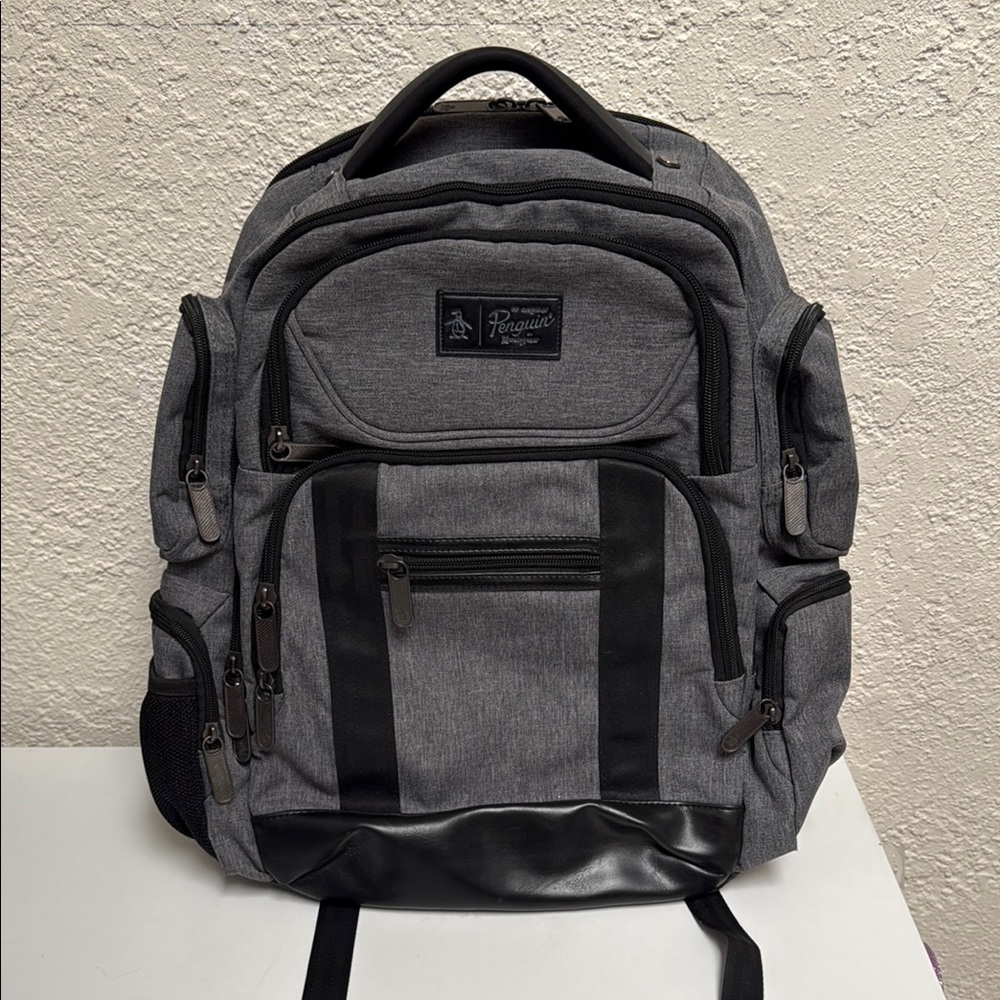 Original Penguin - Gray and Black Travel Backpack